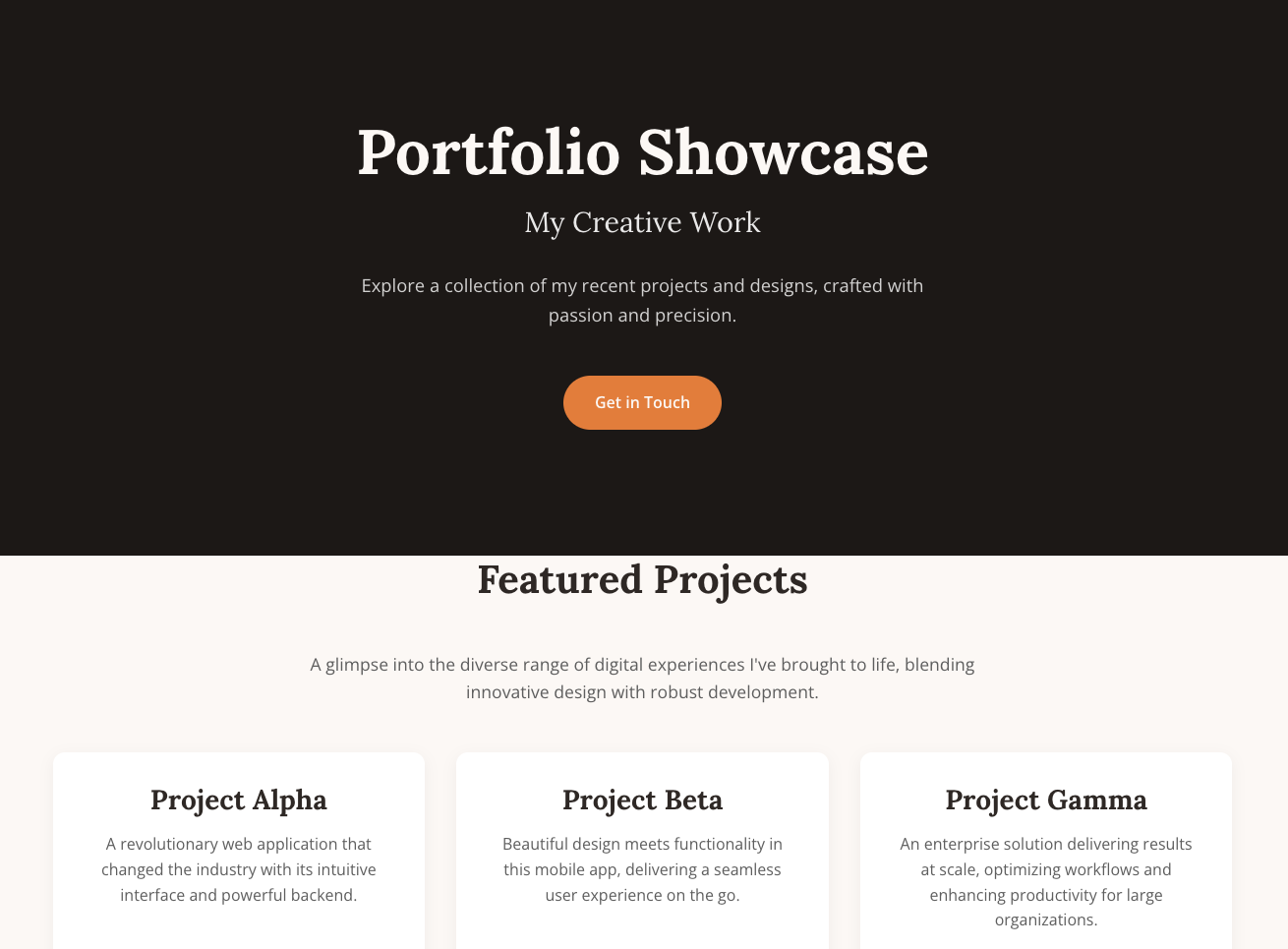 Site generated by LLM with image as source